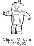 Robot Clipart #1410865 by lineartestpilot