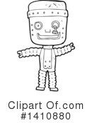 Robot Clipart #1410880 by lineartestpilot