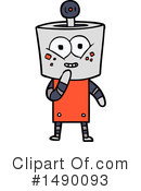 Robot Clipart #1490093 by lineartestpilot