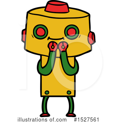 Royalty-Free (RF) Robot Clipart Illustration by lineartestpilot - Stock Sample #1527561