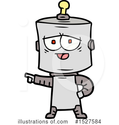 Royalty-Free (RF) Robot Clipart Illustration by lineartestpilot - Stock Sample #1527584