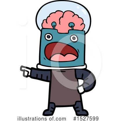 Royalty-Free (RF) Robot Clipart Illustration by lineartestpilot - Stock Sample #1527599