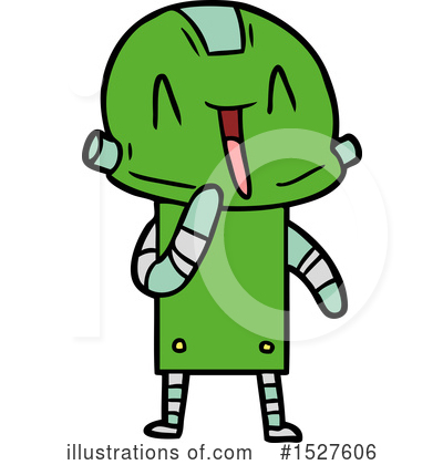 Royalty-Free (RF) Robot Clipart Illustration by lineartestpilot - Stock Sample #1527606