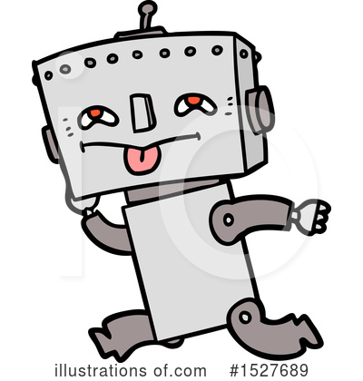 Royalty-Free (RF) Robot Clipart Illustration by lineartestpilot - Stock Sample #1527689