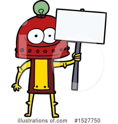 Royalty-Free (RF) Robot Clipart Illustration by lineartestpilot - Stock Sample #1527750