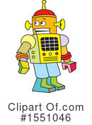 Robot Clipart #1551046 by Johnny Sajem