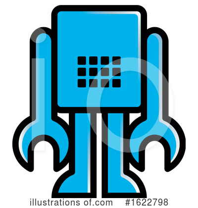 Royalty-Free (RF) Robot Clipart Illustration by Lal Perera - Stock Sample #1622798