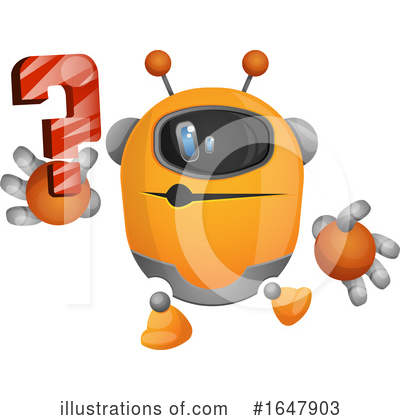 Royalty-Free (RF) Robot Clipart Illustration by Morphart Creations - Stock Sample #1647903