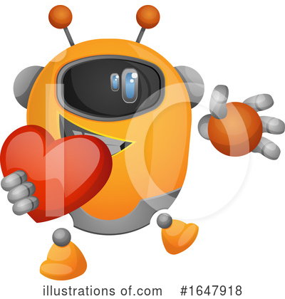 Royalty-Free (RF) Robot Clipart Illustration by Morphart Creations - Stock Sample #1647918