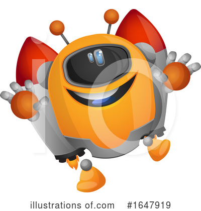 Royalty-Free (RF) Robot Clipart Illustration by Morphart Creations - Stock Sample #1647919