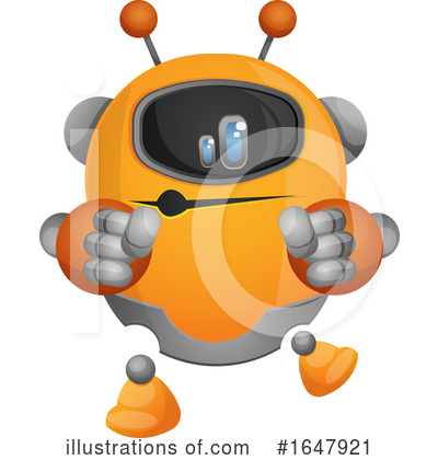 Royalty-Free (RF) Robot Clipart Illustration by Morphart Creations - Stock Sample #1647921