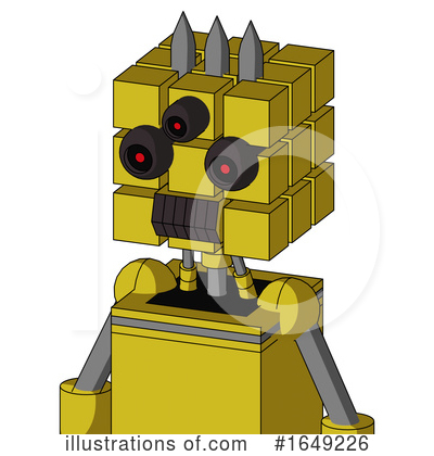 Royalty-Free (RF) Robot Clipart Illustration by Leo Blanchette - Stock Sample #1649226