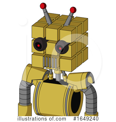 Royalty-Free (RF) Robot Clipart Illustration by Leo Blanchette - Stock Sample #1649240
