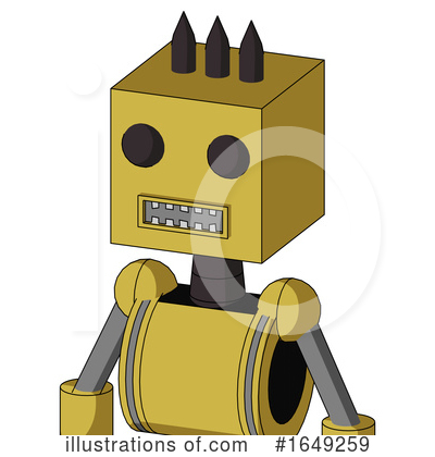 Royalty-Free (RF) Robot Clipart Illustration by Leo Blanchette - Stock Sample #1649259