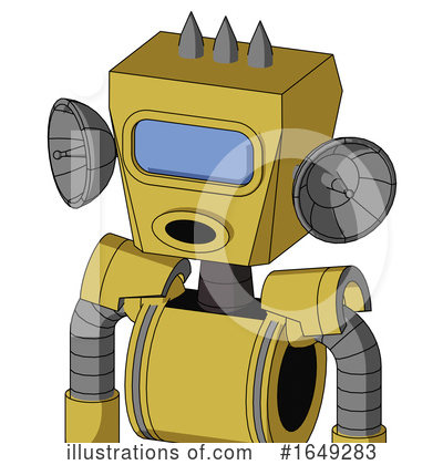 Royalty-Free (RF) Robot Clipart Illustration by Leo Blanchette - Stock Sample #1649283