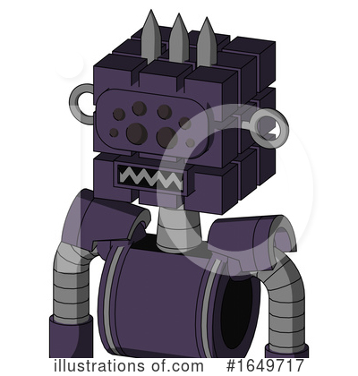 Royalty-Free (RF) Robot Clipart Illustration by Leo Blanchette - Stock Sample #1649717