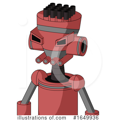 Pink Robot Clipart #1649936 by Leo Blanchette