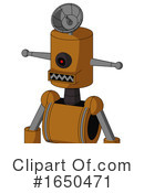Robot Clipart #1650471 by Leo Blanchette