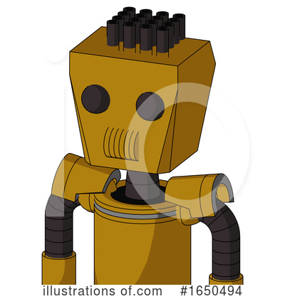 Royalty-Free (RF) Robot Clipart Illustration by Leo Blanchette - Stock Sample #1650494