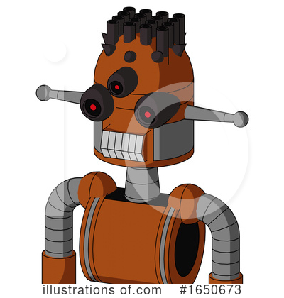Royalty-Free (RF) Robot Clipart Illustration by Leo Blanchette - Stock Sample #1650673
