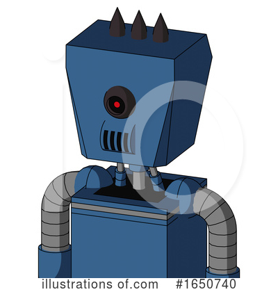 Royalty-Free (RF) Robot Clipart Illustration by Leo Blanchette - Stock Sample #1650740