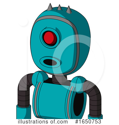 Royalty-Free (RF) Robot Clipart Illustration by Leo Blanchette - Stock Sample #1650753