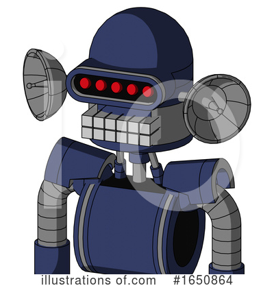 Royalty-Free (RF) Robot Clipart Illustration by Leo Blanchette - Stock Sample #1650864