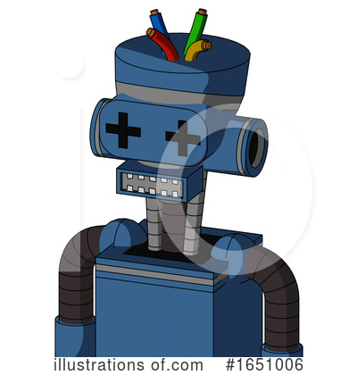 Royalty-Free (RF) Robot Clipart Illustration by Leo Blanchette - Stock Sample #1651006