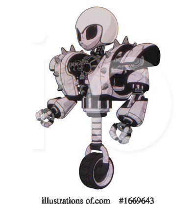 Royalty-Free (RF) Robot Clipart Illustration by Leo Blanchette - Stock Sample #1669643