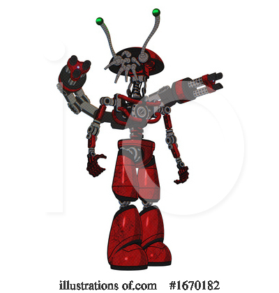 Royalty-Free (RF) Robot Clipart Illustration by Leo Blanchette - Stock Sample #1670182