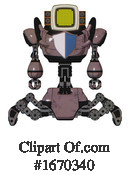 Robot Clipart #1670340 by Leo Blanchette