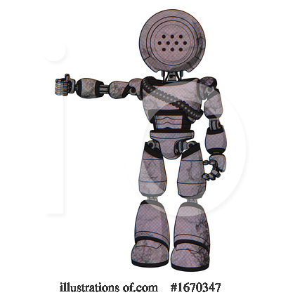 Royalty-Free (RF) Robot Clipart Illustration by Leo Blanchette - Stock Sample #1670347