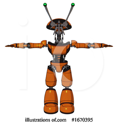 Royalty-Free (RF) Robot Clipart Illustration by Leo Blanchette - Stock Sample #1670395