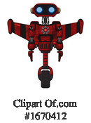 Robot Clipart #1670412 by Leo Blanchette