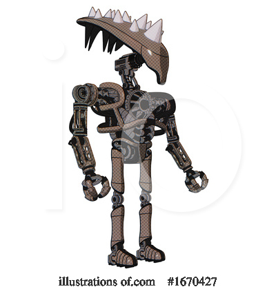 Royalty-Free (RF) Robot Clipart Illustration by Leo Blanchette - Stock Sample #1670427