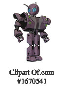 Robot Clipart #1670541 by Leo Blanchette