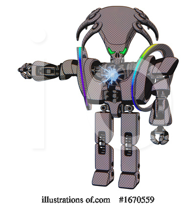 Royalty-Free (RF) Robot Clipart Illustration by Leo Blanchette - Stock Sample #1670559