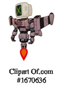 Robot Clipart #1670636 by Leo Blanchette