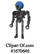 Robot Clipart #1670646 by Leo Blanchette