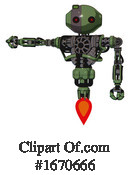 Robot Clipart #1670666 by Leo Blanchette
