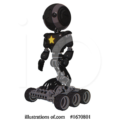 Royalty-Free (RF) Robot Clipart Illustration by Leo Blanchette - Stock Sample #1670801