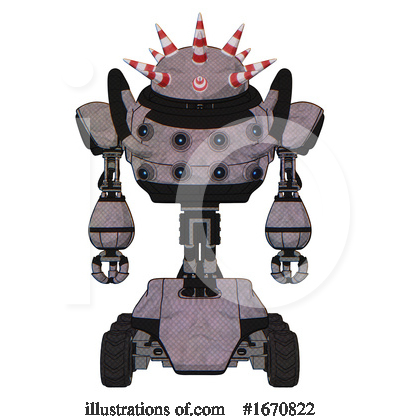 Royalty-Free (RF) Robot Clipart Illustration by Leo Blanchette - Stock Sample #1670822