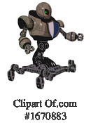 Robot Clipart #1670883 by Leo Blanchette