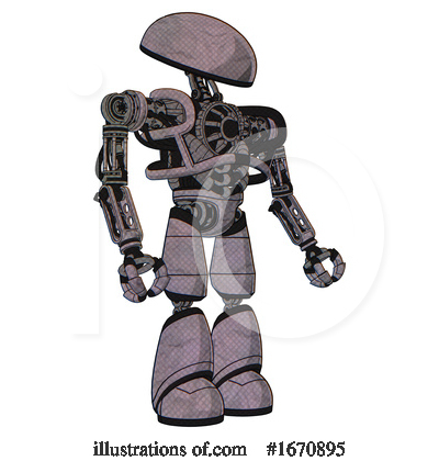 Royalty-Free (RF) Robot Clipart Illustration by Leo Blanchette - Stock Sample #1670895