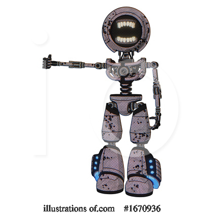 Royalty-Free (RF) Robot Clipart Illustration by Leo Blanchette - Stock Sample #1670936