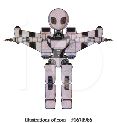 Royalty-Free (RF) Robot Clipart Illustration by Leo Blanchette - Stock Sample #1670986