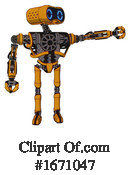 Robot Clipart #1671047 by Leo Blanchette