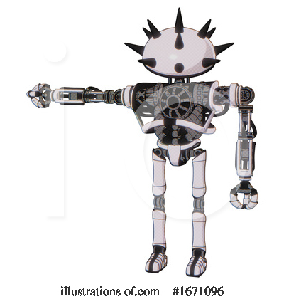 Royalty-Free (RF) Robot Clipart Illustration by Leo Blanchette - Stock Sample #1671096