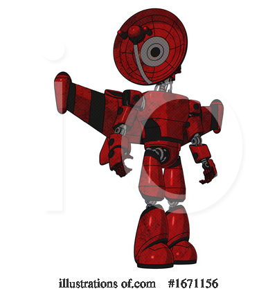 Royalty-Free (RF) Robot Clipart Illustration by Leo Blanchette - Stock Sample #1671156
