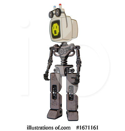 Royalty-Free (RF) Robot Clipart Illustration by Leo Blanchette - Stock Sample #1671161